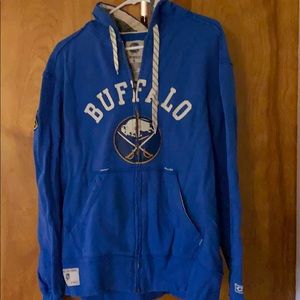 Buffalo Sabre’s Zip Up Vintage Hoodie